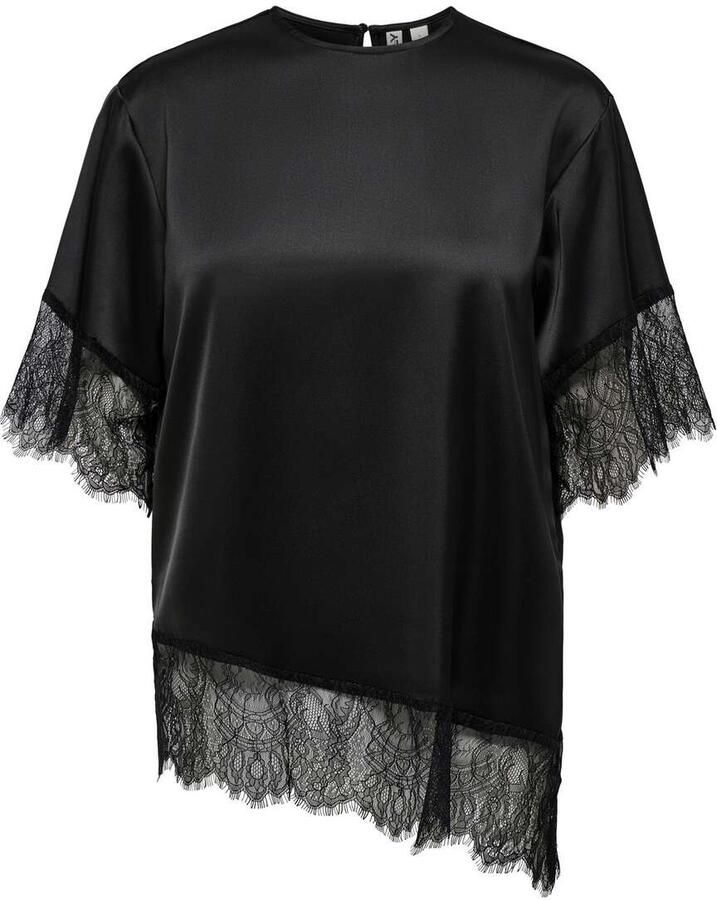 Only Indona 2 4 Satin Lace Top