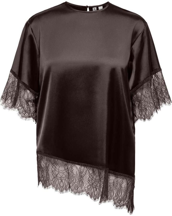Only Indona 2 4 Satin Lace Top