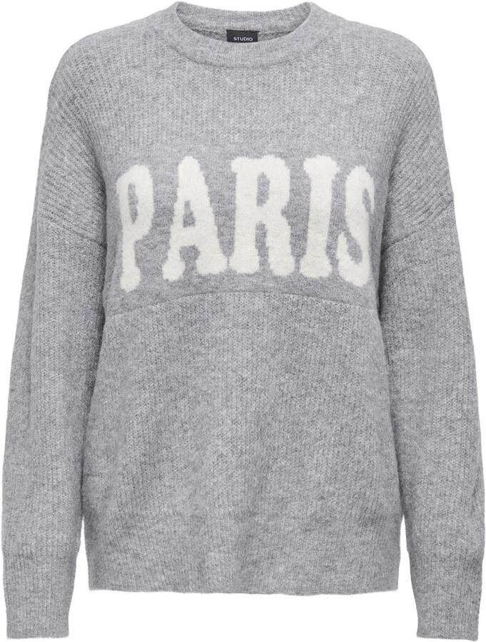 Only Regular fit gebreide pullover met wol model 'JERICO'