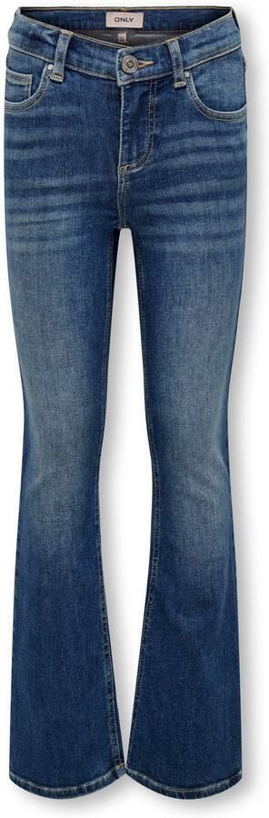 Only KIDS GIRL flared jeans medium blue denim Blauw Meisjes Stretchdenim 146 - Foto 3