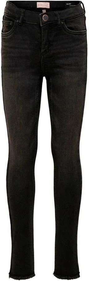 Only KIDS skinny jeans KONBLUSH black denim Zwart Meisjes Stretchdenim 140 - Foto 4