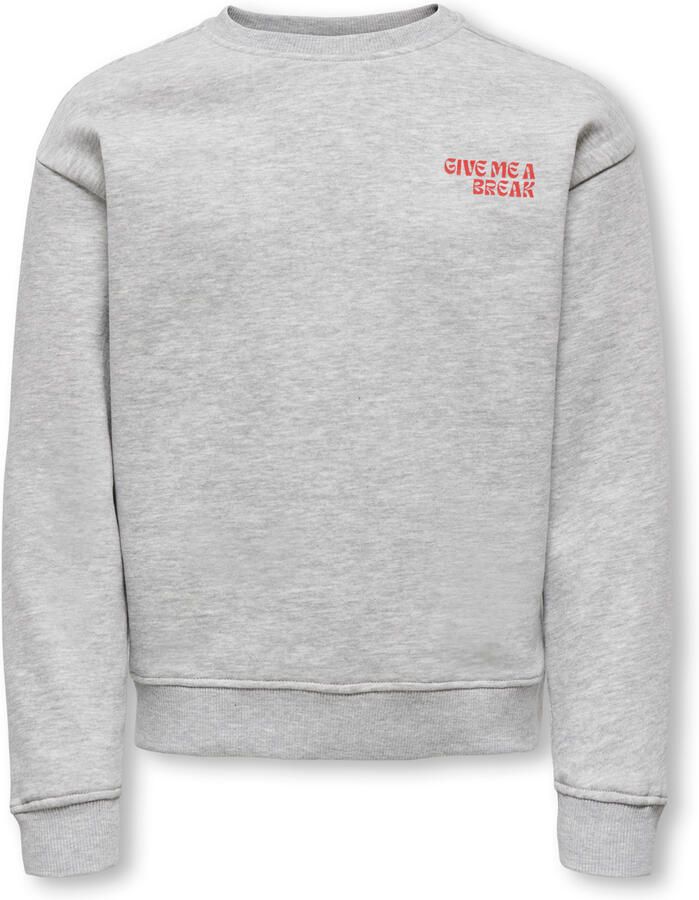 ONLY KIDS sweater grijs melange - Foto 3