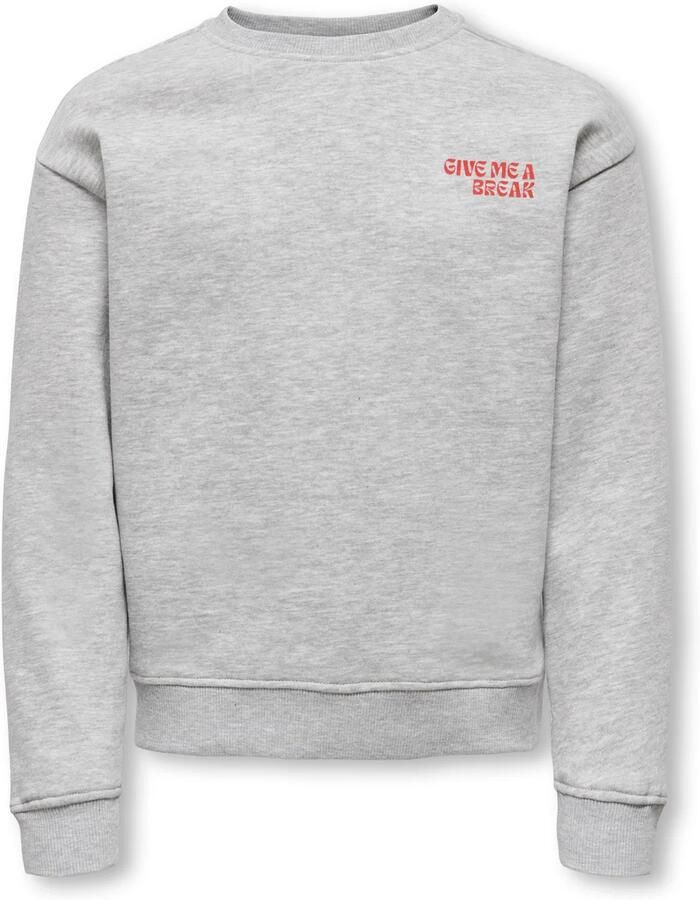 ONLY KIDS sweater grijs melange - Foto 3