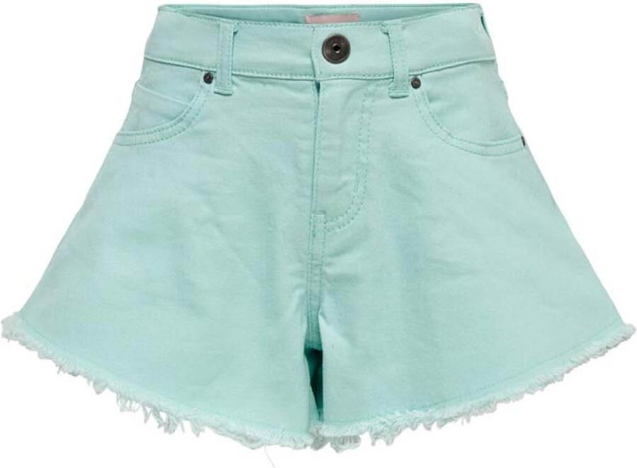ONLY KIDS GIRL regular fit jeans short KOGCHIARA turquoise