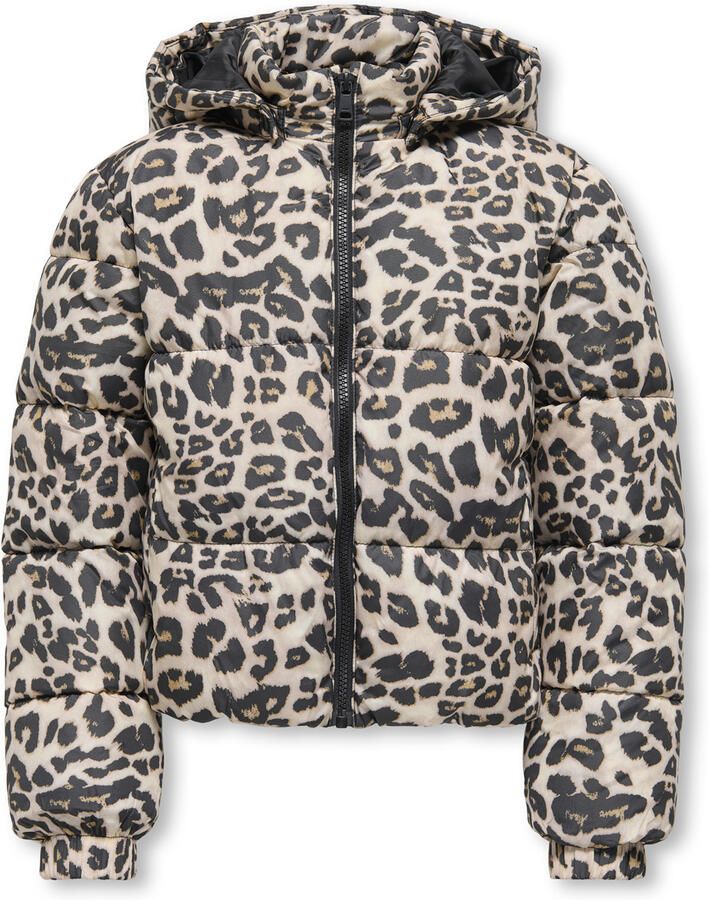 KIDS ONLY Gewatteerde jas KOGDALIA SHORT PUFFER AOP JACKET CP OTW - Foto 5