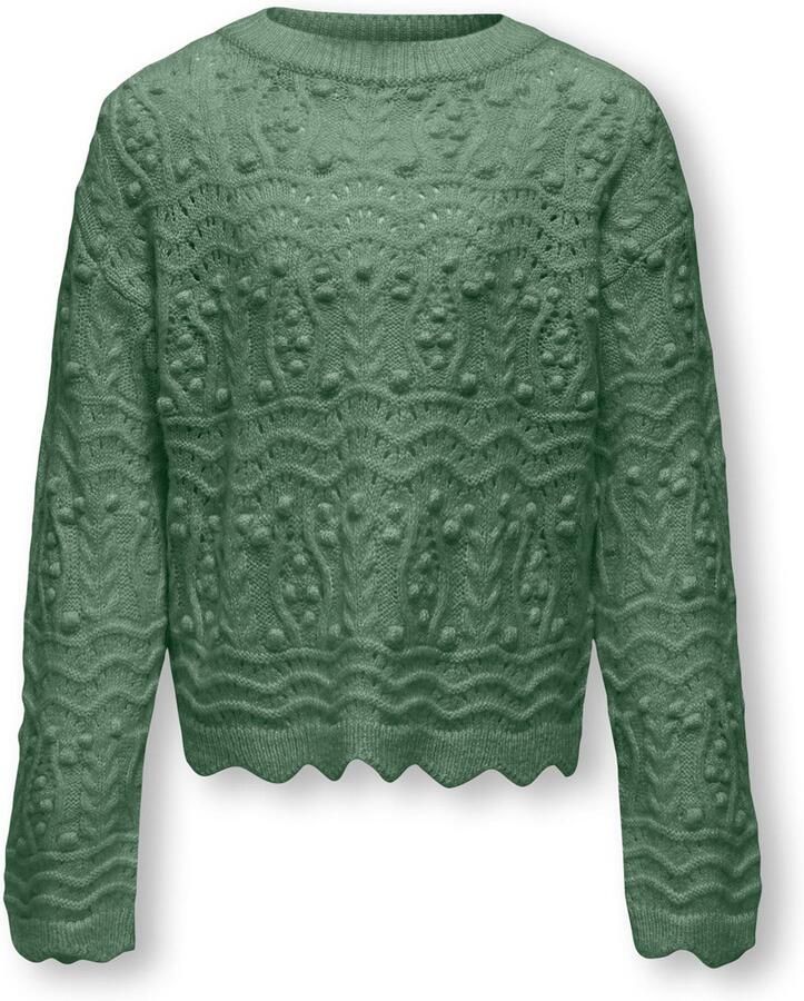 ONLY KIDS GIRL gebreide trui groen