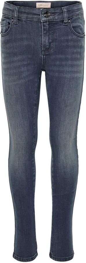 Only KIDS GIRL skinny jeans KOGRACHEL blue black denim Blauw Meisjes Stretchdenim 146 - Foto 2