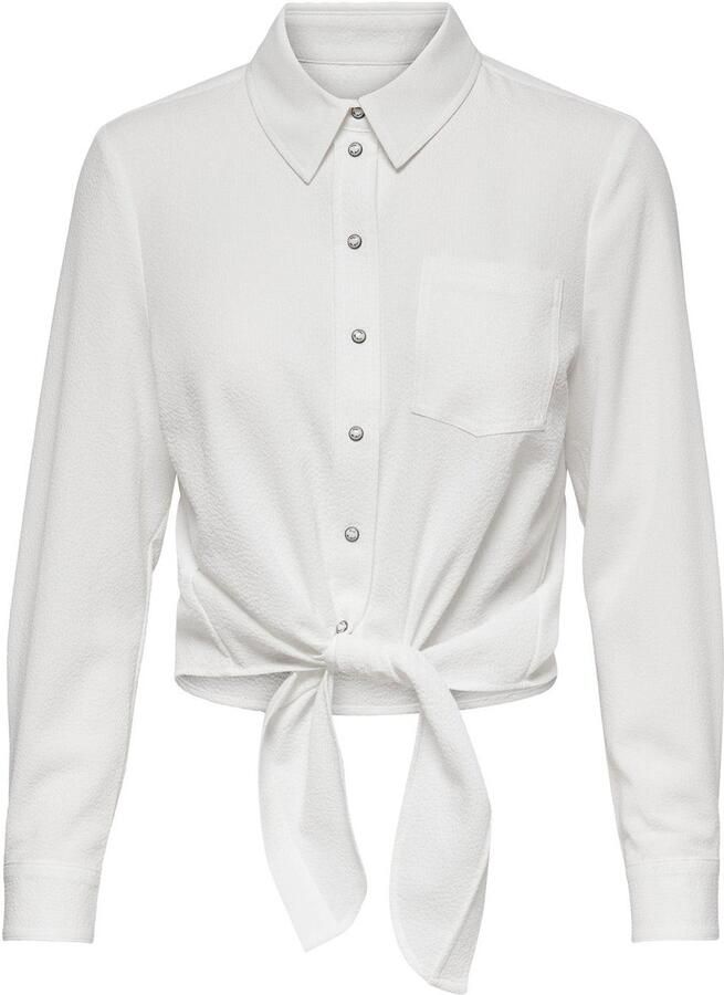 Only Overhemdblouse ONLLECEY LS KNOT SHIRT NOOS WVN - Foto 2