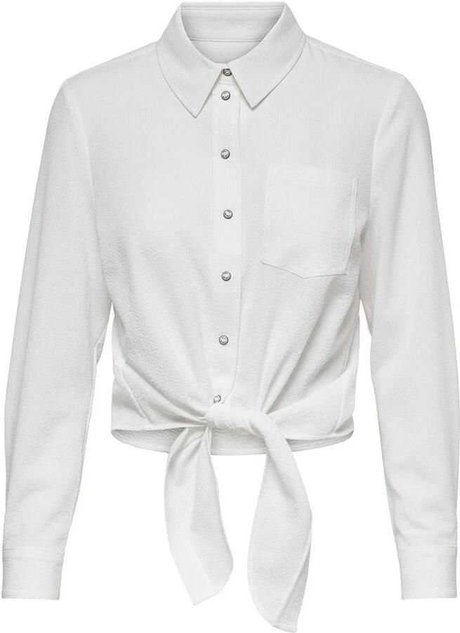 Only Overhemdblouse ONLLECEY LS KNOT SHIRT NOOS WVN - Foto 2