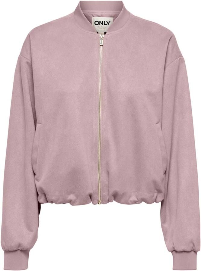 Only Mavi Life Long Sleeve Faux Suede Bomber