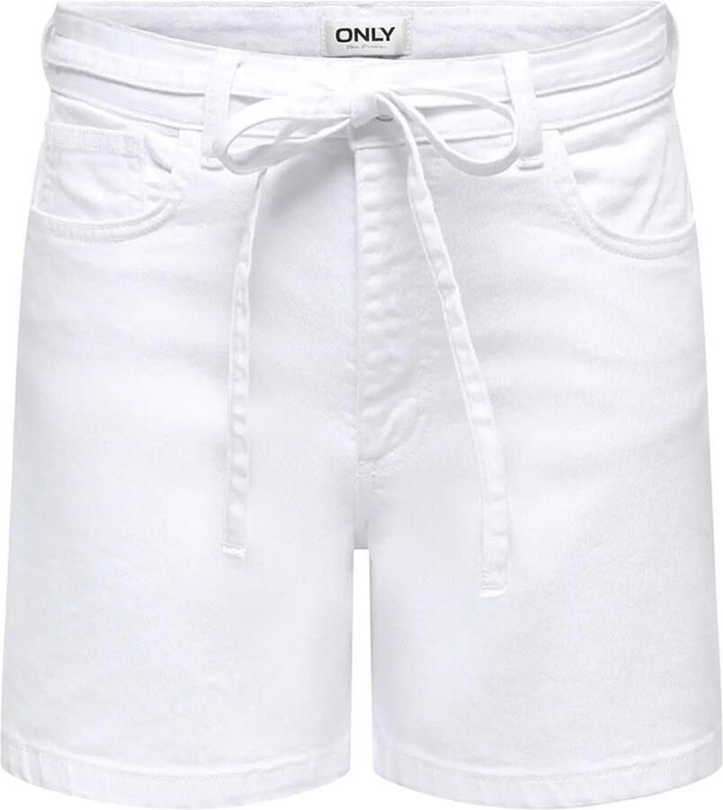 ONLY denim regular waist short wit - Foto 4