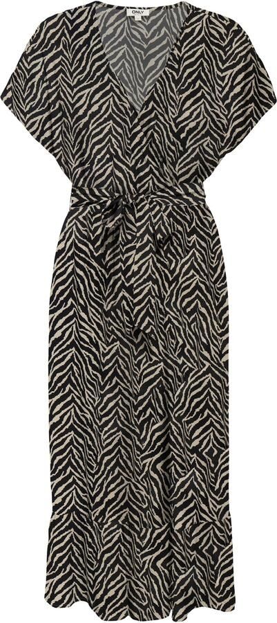 Only Onlzilla Adele Ss Long Dress Dames - Foto 4