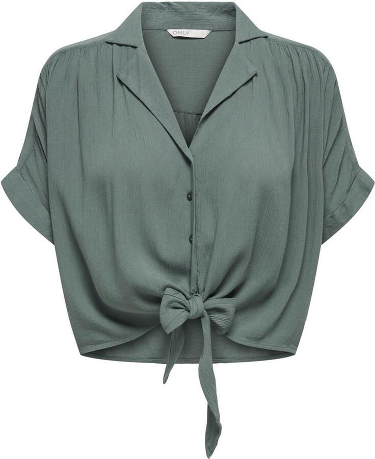 Only Regular fit overhemdblouse van pure viscose model 'PAULA LIFE' - Foto 3