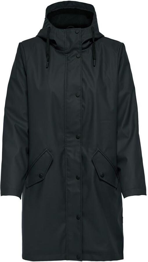 Only Functionele jas ONLSALLY RAINCOAT OTW NOOS met capuchon en voering van teddy-pluche - Foto 6