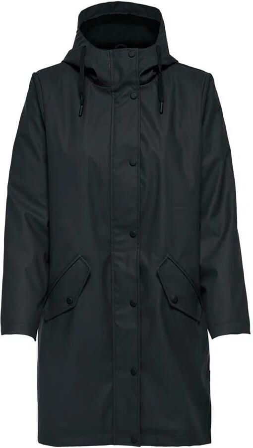 Only Functionele jas ONLSALLY RAINCOAT OTW NOOS met capuchon en voering van teddy-pluche - Foto 6