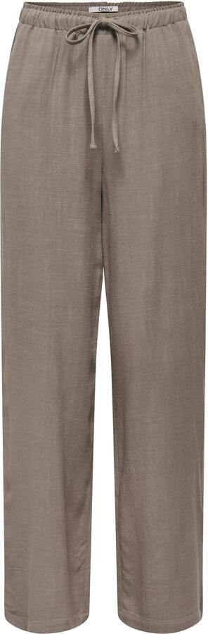 Only loose fit wijdte broek van mix van viscose en linnen model 'SIESTA' - Foto 2