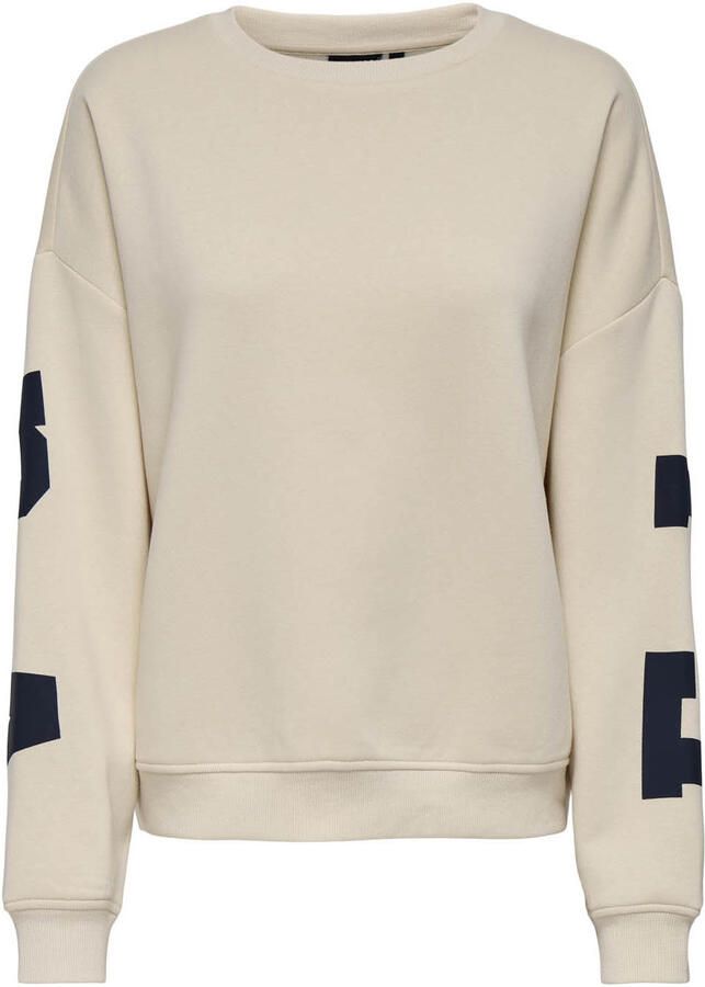 Only Sweatshirt ONLSWEAT L S BACK SLEEVE PRINT SWT NOOS