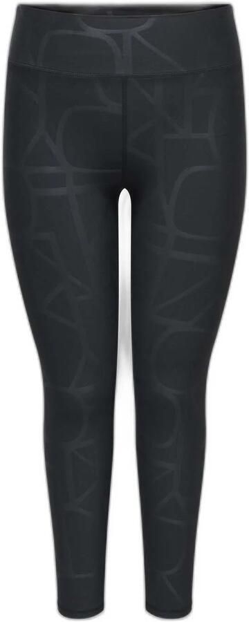 Only Play Font 2 Logo Skinny HW AOP Train Tight Dames (curvy)