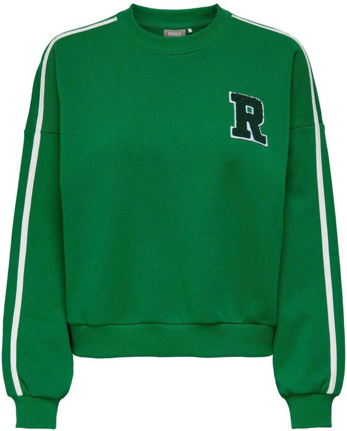 Only Sweatshirt met motiefprint model 'SELINA'