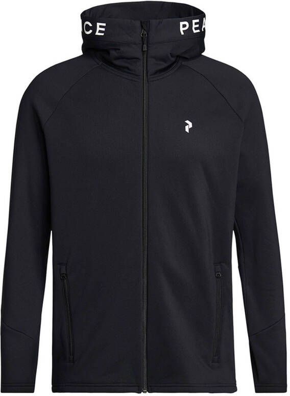 Peak Performance M rider mid zip hood blue-black Blauw Heren