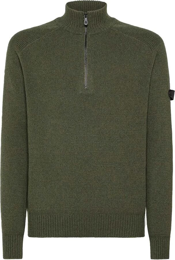 PEUTEREY Heren Truien & Vesten Braille 03 Khaki - Foto 5