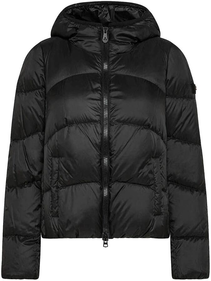 Peuterey Post-consumer gerecycled stof down jas Zwart Dames