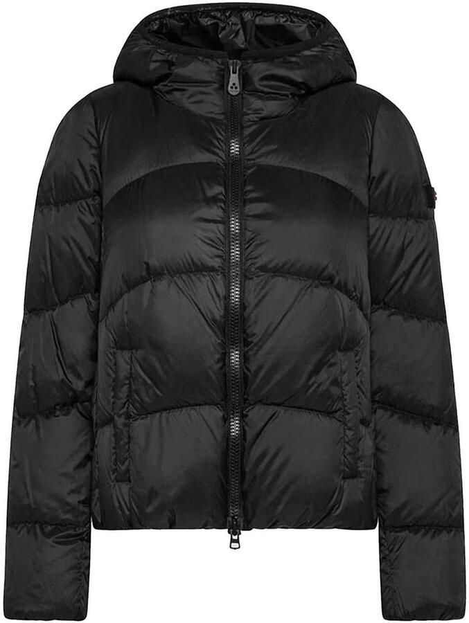 Peuterey Post-consumer gerecycled stof down jas Zwart Dames
