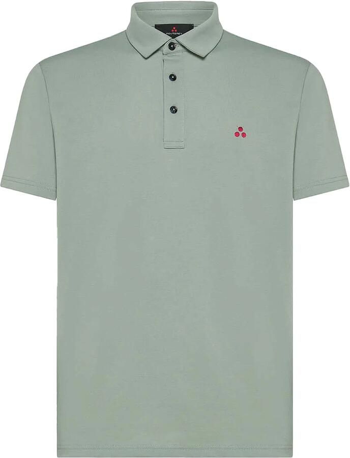 Peuterey Groene Polo Shirt Mezzola 02 Green Heren
