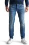 PME Legend Blauwe Slim Fit Jeans Commander 3.0 Fresh Mid Blue - Thumbnail 4