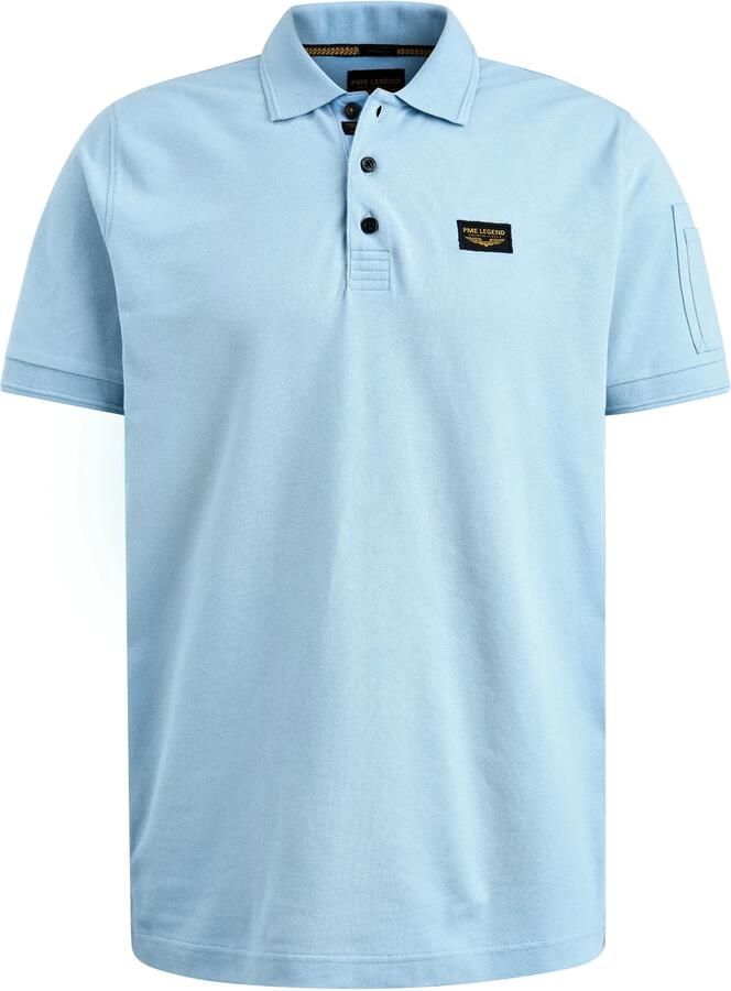 PME LEGEND Heren Polo's & T-shirts Trackway Polo Lichtblauw - Foto 10