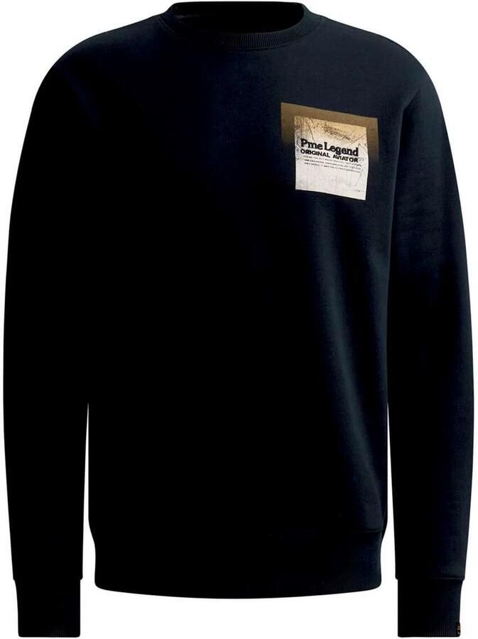 PME LEGEND Sweatshirt van 100% katoen met ronde hals - Foto 2