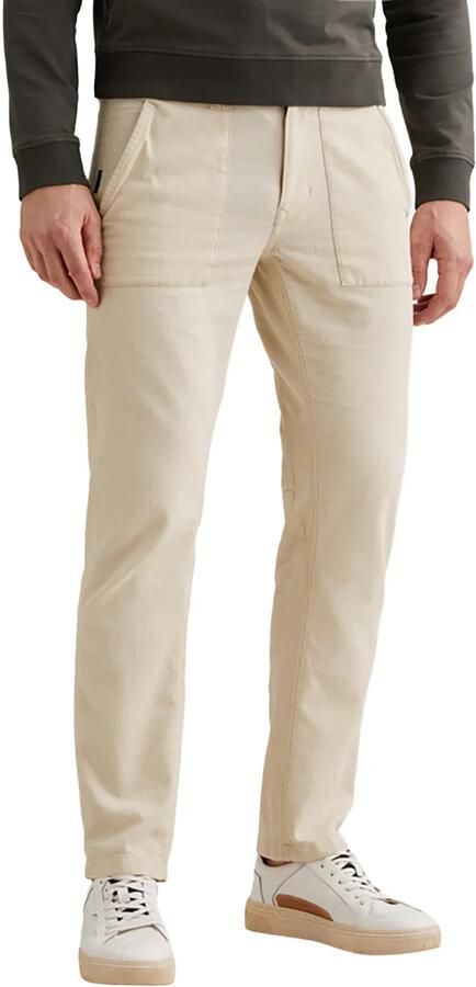 PME Legend relaxed casual broek met linnen beige - Foto 4