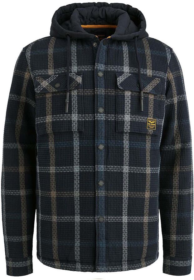 PME Legend Regular fit overhemdjack met capuchon