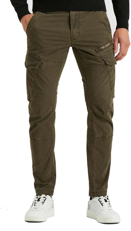 PME LEGEND Nordrop tapered fit cargobroek met print - Foto 8