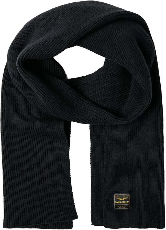 PME Legend Basis Shawl Sjaal Pac2410902 Black Heren - Foto 4