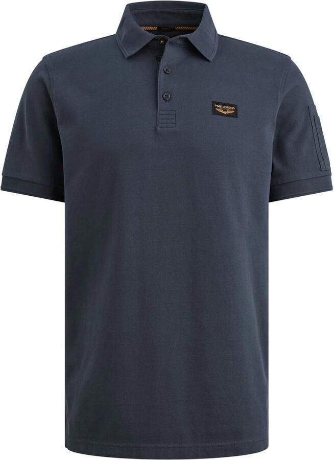 PME LEGEND Heren Polo's & T-shirts Trackway Polo Donkerblauw - Foto 8
