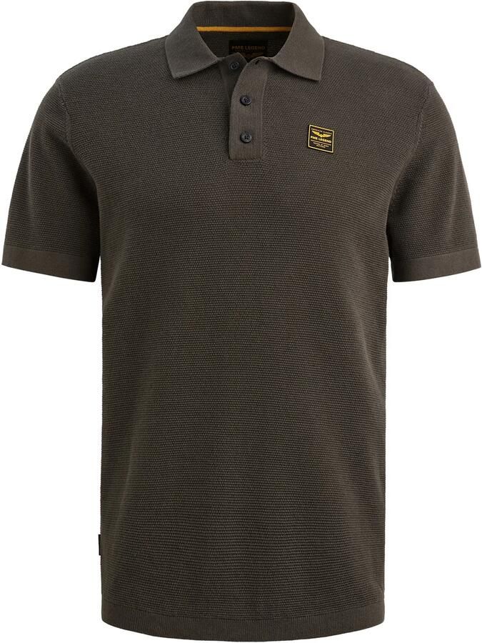 PME Legend Poloshirt Knitted Structure Groen - Foto 5