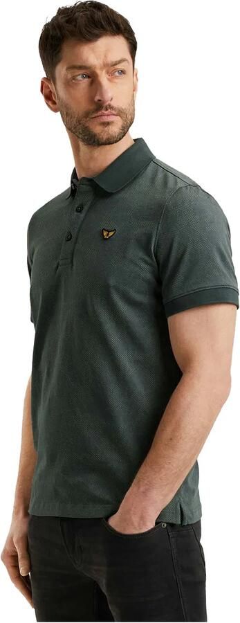PME Legend regular polo donkergroen - Foto 4