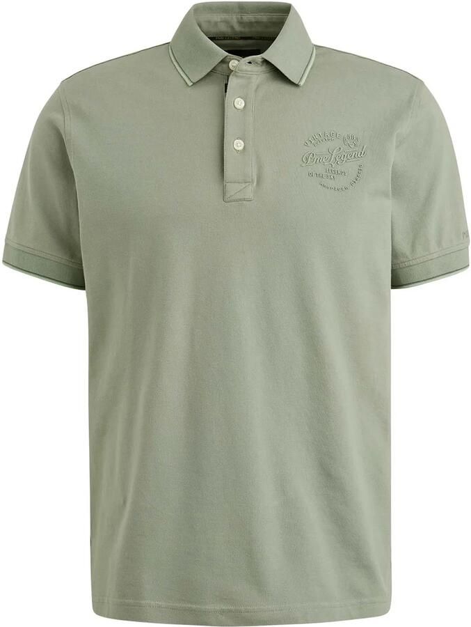 PME LEGEND Heren Polo's & T-shirts Stretch Pique Package Khaki - Foto 9