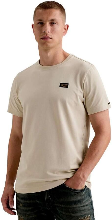PME LEGEND Heren Polo's & T-shirts Short Sleeve R-neck American Classic Ecru - Foto 8