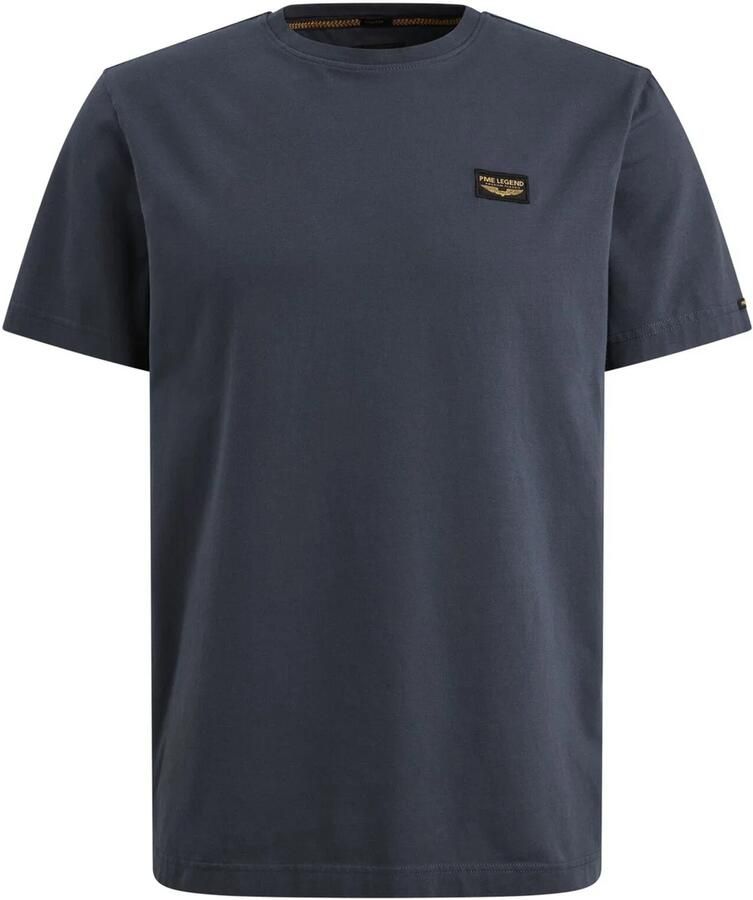 PME LEGEND Heren Polo's & T-shirts Short Sleeve R-neck Guyver Tee Donkerblauw