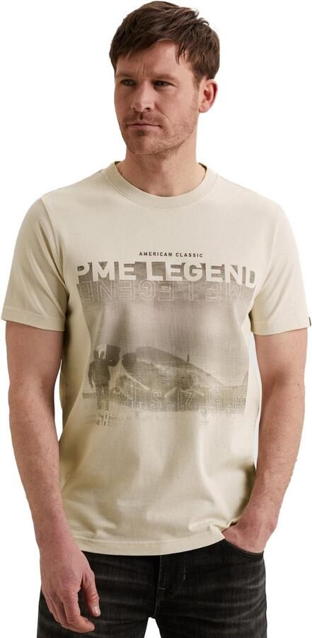 PME Legend T-Shirt Heavy Jersey Artwork Ecru - Foto 6