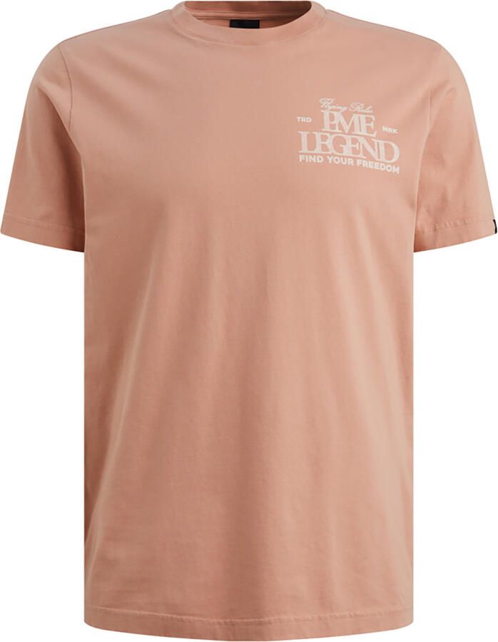 PME LEGEND Heren Polo's & T-shirts Short Sleeve R-neck Small Art Package B+t Only Perzik - Foto 5