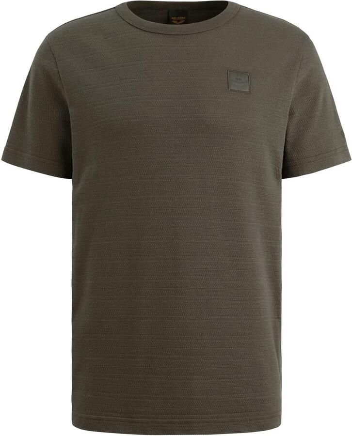 PME LEGEND Heren Polo's & T-shirts Jacquard Striped Olijf - Foto 7