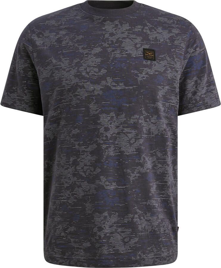 PME LEGEND Heren Polo's & T-shirts Aop Cotton Slub Donkerblauw - Foto 5