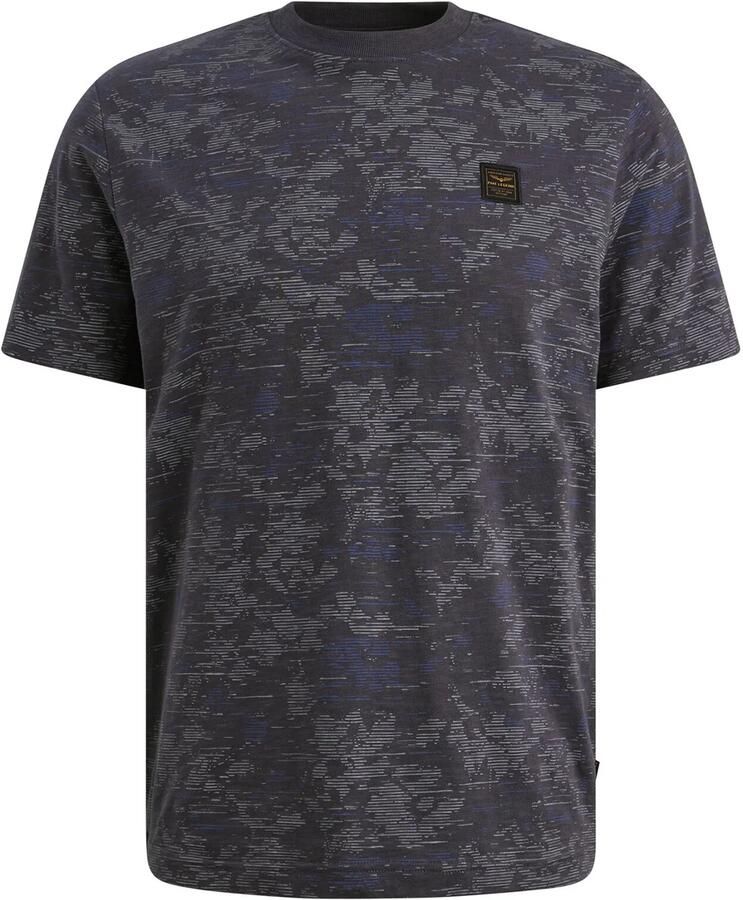 PME LEGEND Heren Polo's & T-shirts Aop Cotton Slub Donkerblauw - Foto 6