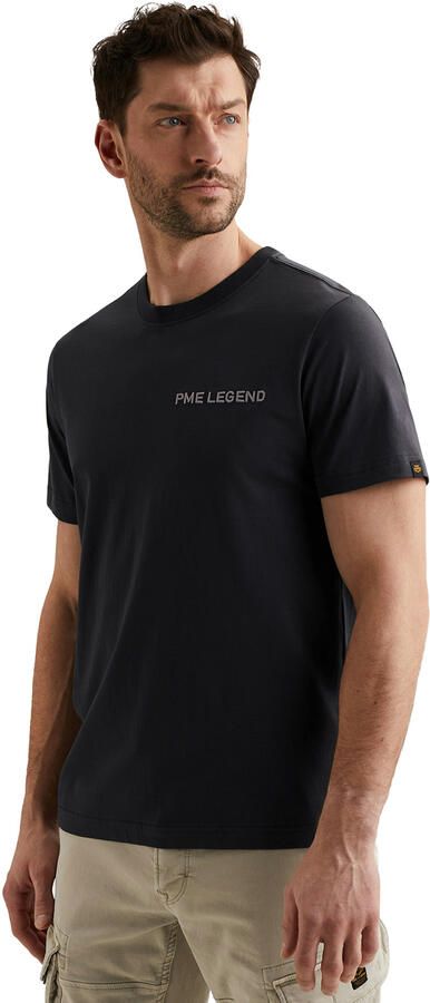 PME Legend regular T-shirt met backprint donkerblauw - Foto 4