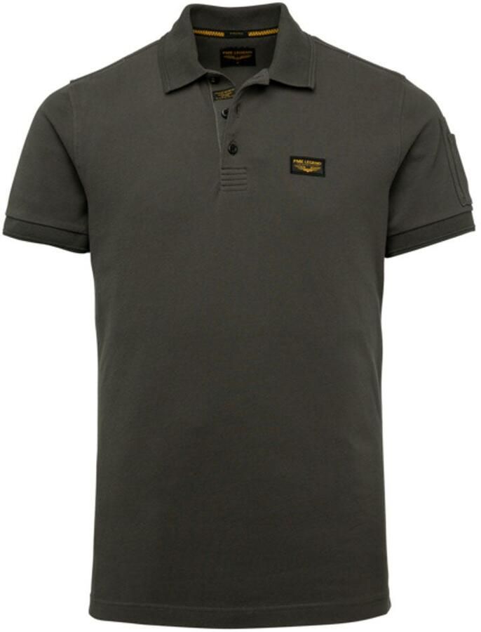 PME Legend slim fit poloshirt met labelstitching model 'TRACKWAY' - Foto 8