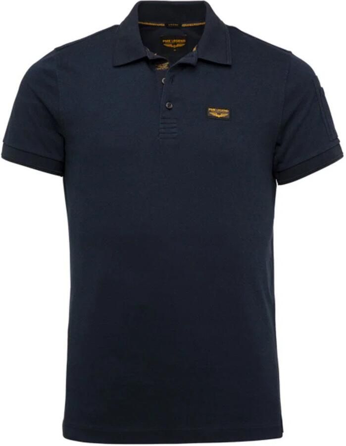 PME Legend slim fit poloshirt met labelstitching model 'TRACKWAY' - Foto 8