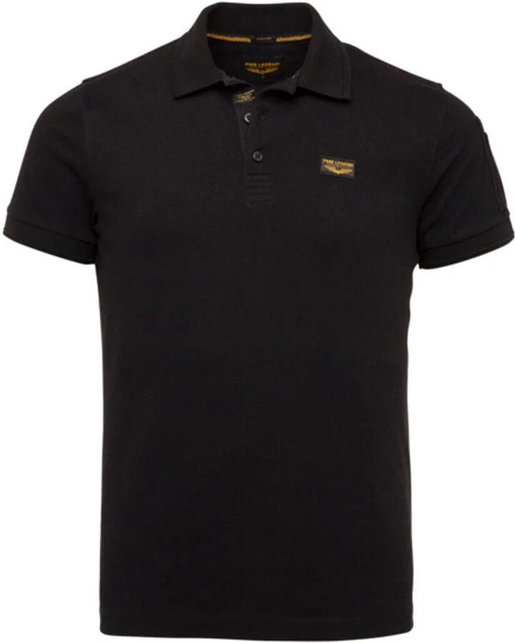 PME Legend slim fit poloshirt met labelstitching model 'TRACKWAY' - Foto 7